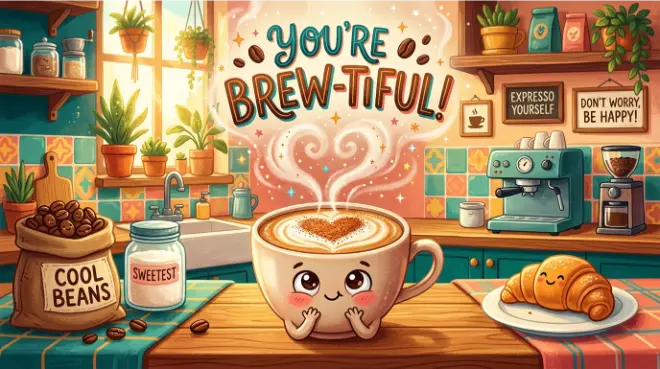 Bold Cappuccino Puns