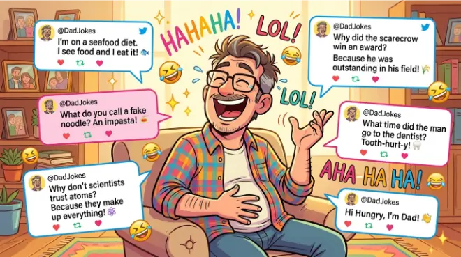 Creative Dad Jokes Twitter