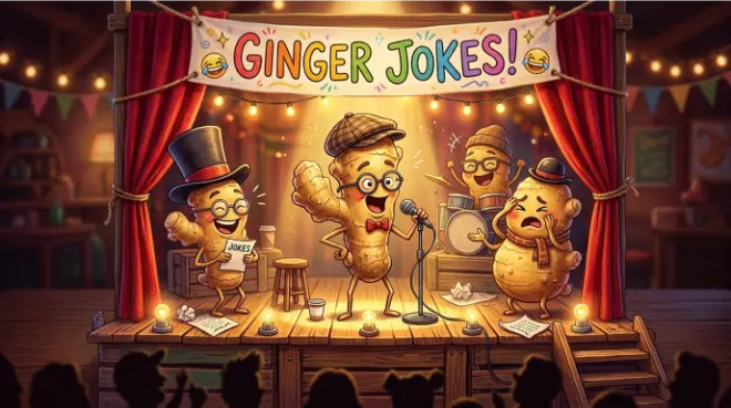 Sizzling Ginger Jokes