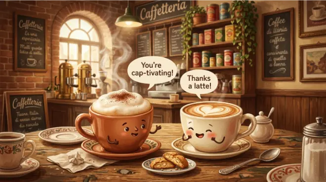 Witty Cappuccino Puns