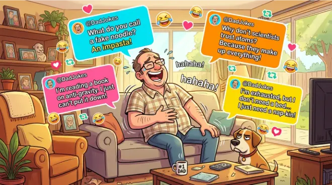 Dad Jokes Twitter